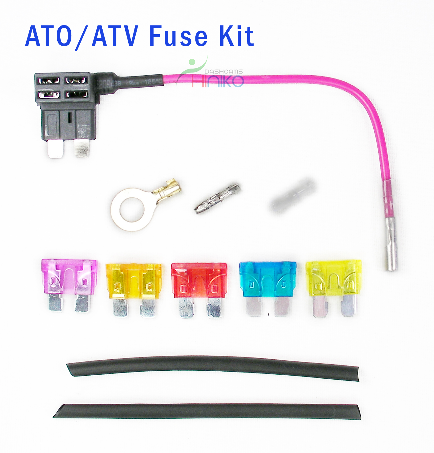 50 x ajouter un circuit fuse tap piggy back standard blade fuse holder ato 12V