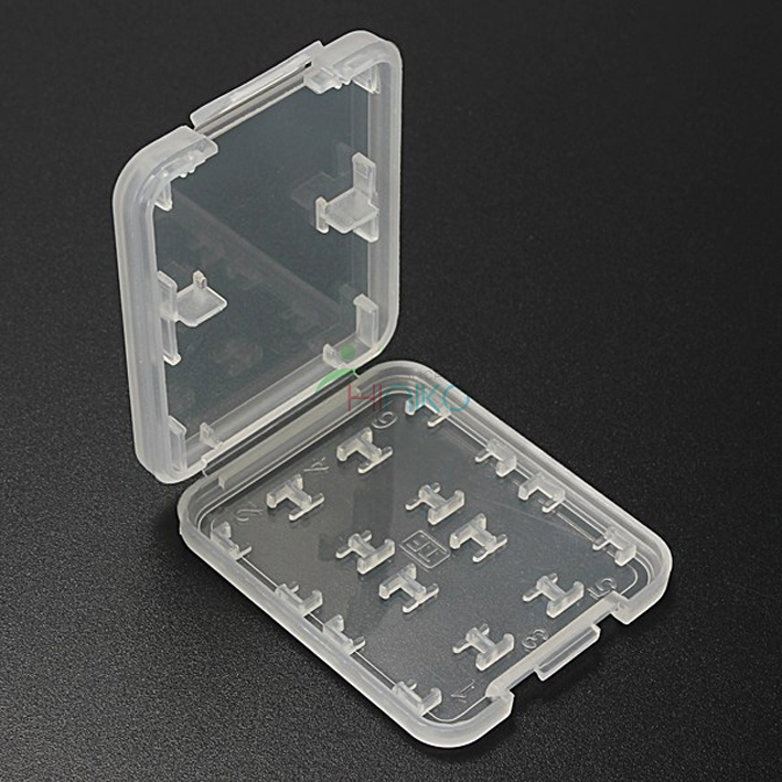 Silver Micro SD Alloy Storage Case for TF SD SDHC TF MS Memory Card Box