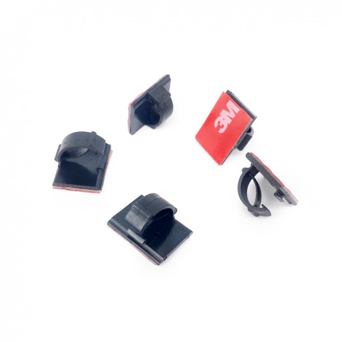 Free Shipping iNewcow 3M Adhesive Tape Car Cable Holder Wall Wire Clips to Cl.. 