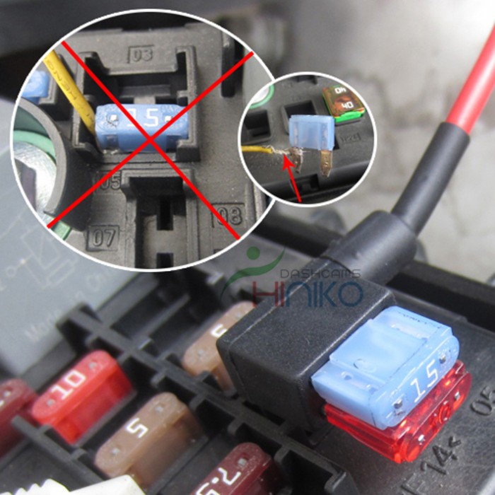 2x Micro3 Add-a-Circuit Fuse Tap in Piggy Back Fuse Holder 12/24V 2x Micro3